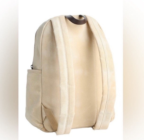 Vineyard Vines Island Canvas Backpack Raffia Tan NEW