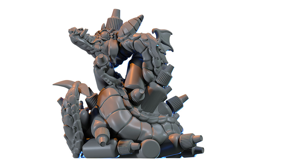 Capsule Chibi - Paint Hoarder Dragon