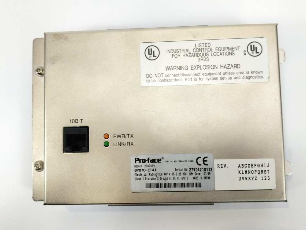 Pro-Face GP070-ET41 Ethernet Interface Module