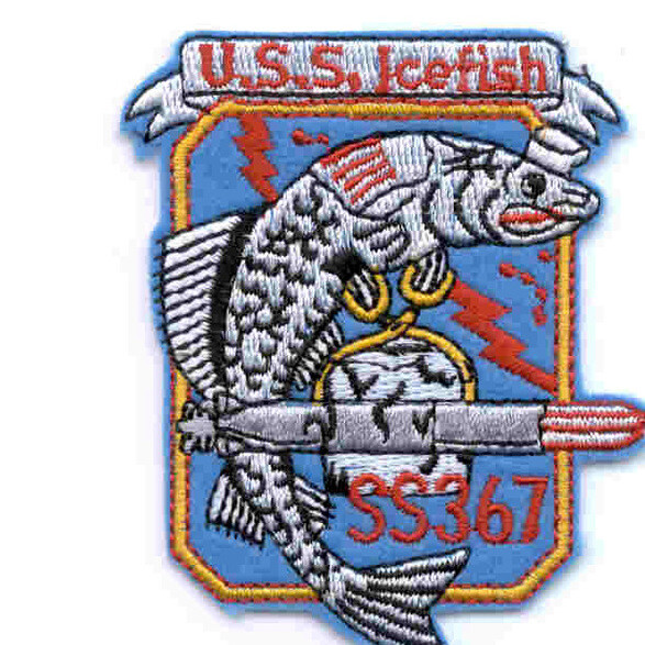 SS-367 USS Icefish Patch - Small