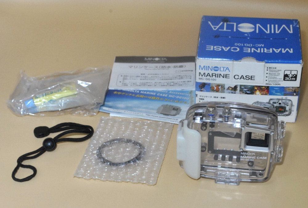 Exc* Minolta Marine Case MC-DG100 Boxed 30m 100ft