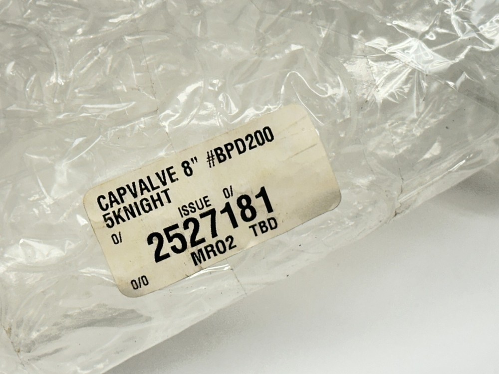 Knight Global BPD2005 Cap Valve 8"