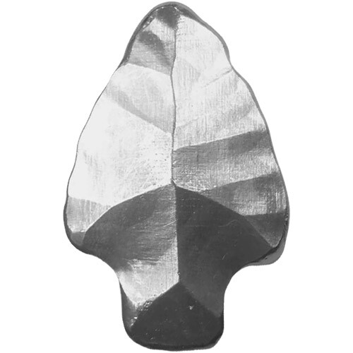 1 oz Monarch Silver 3D Poured Arrowhead