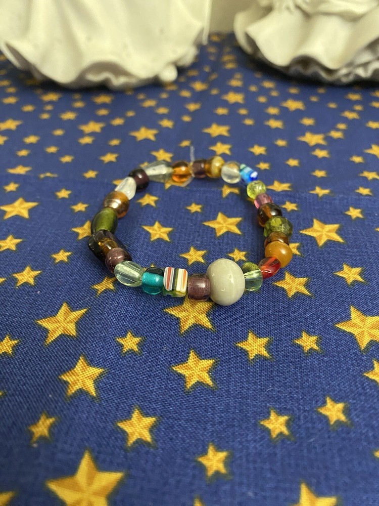 Glass Bead Bracelet - Handmade