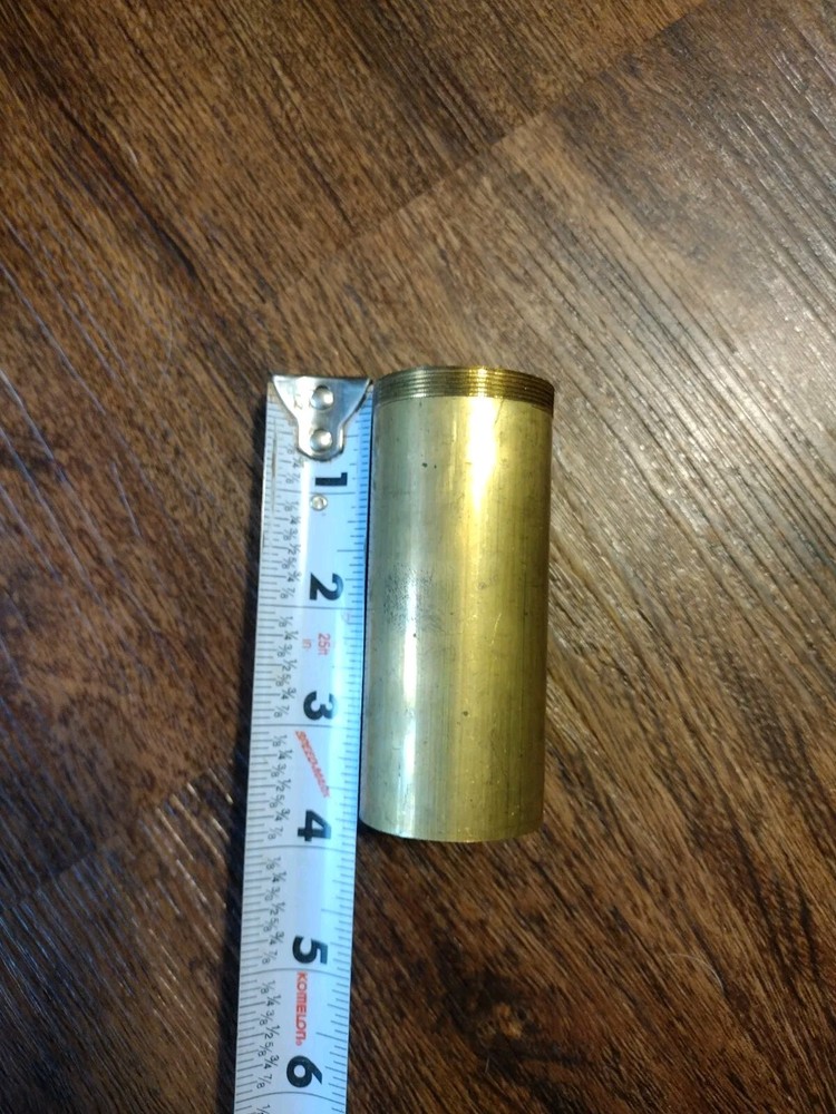 1.5" Brass Pipe Lot 4 Pieces