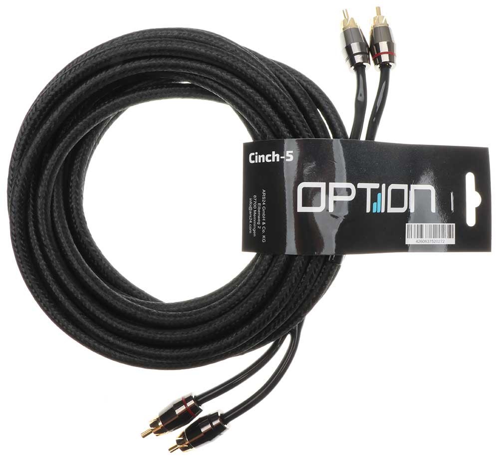 2 Channel RCA Cable 5.5m | OPTION