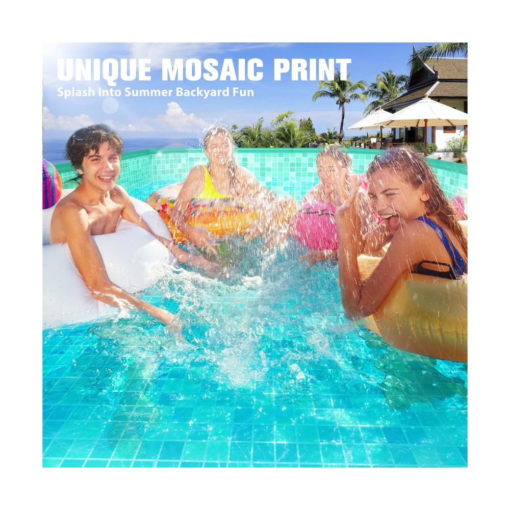 Foldable Pool, Foldable Swimming Pools, Large Folding Pools for Adults, Non-I...