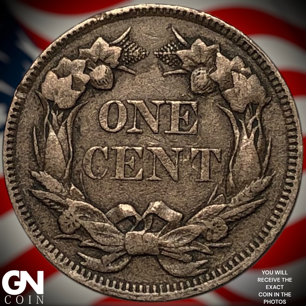 1857 Flying Eagle Cent Penny Z3349