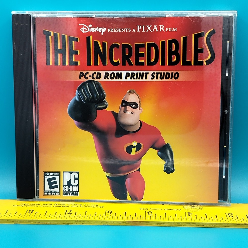 The Incredibles Print Studio PC Cd Rom