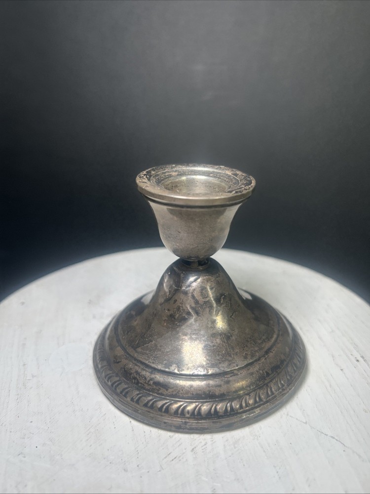 Antique Saban Sterling Silver Candlestick