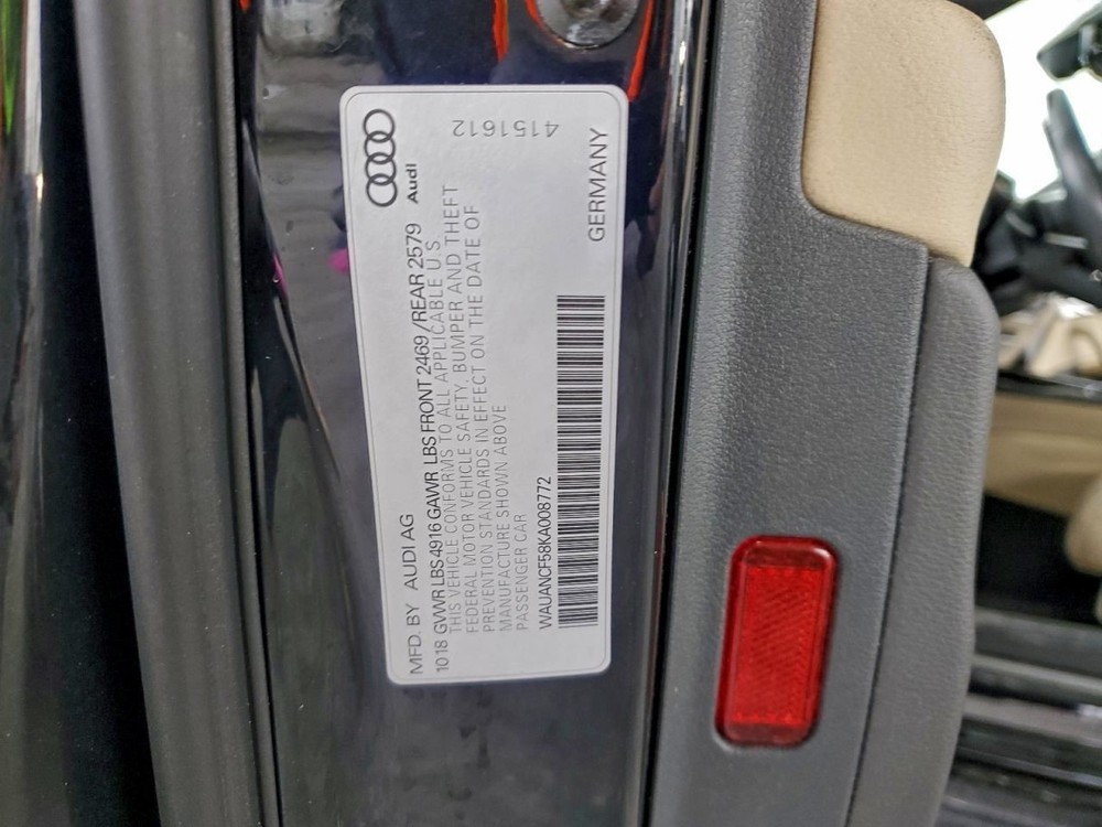 AUDI A5 2019 Glove Box 4969687