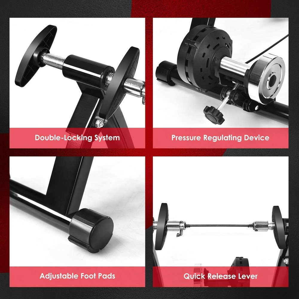 Adjustable Resistance Indoor Steel Bicycle Exercise Stand