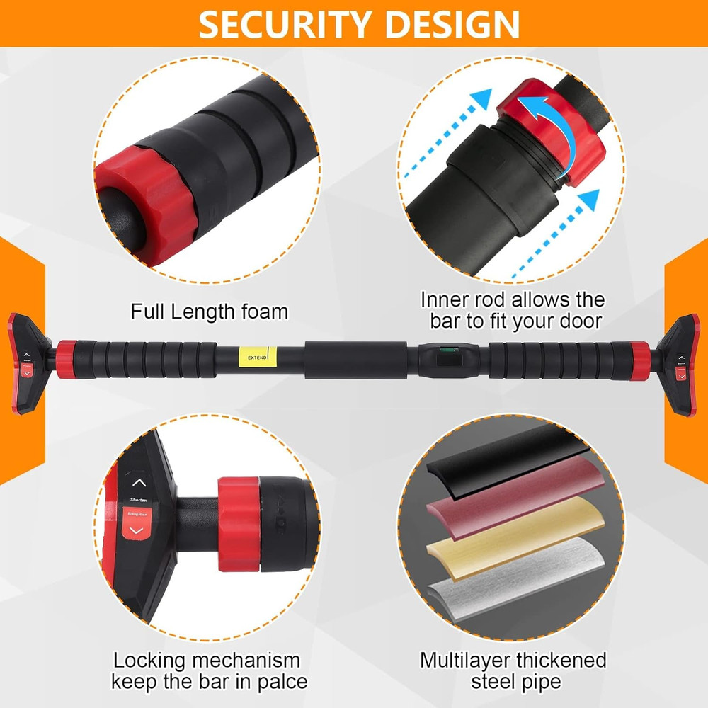 Pull up Bar for Doorway, Strength Training Pull-Up Bars, No Screws, No Installat