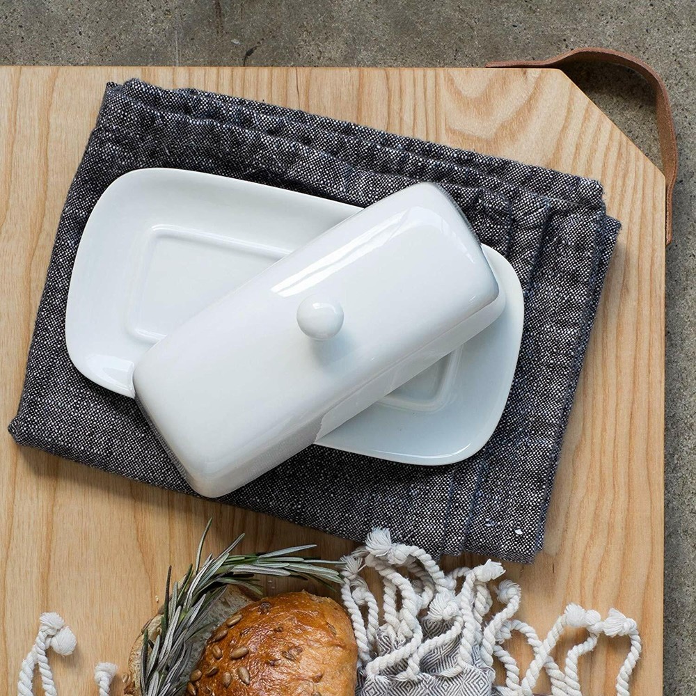 Now Designs Butter Dish, White (5037001)