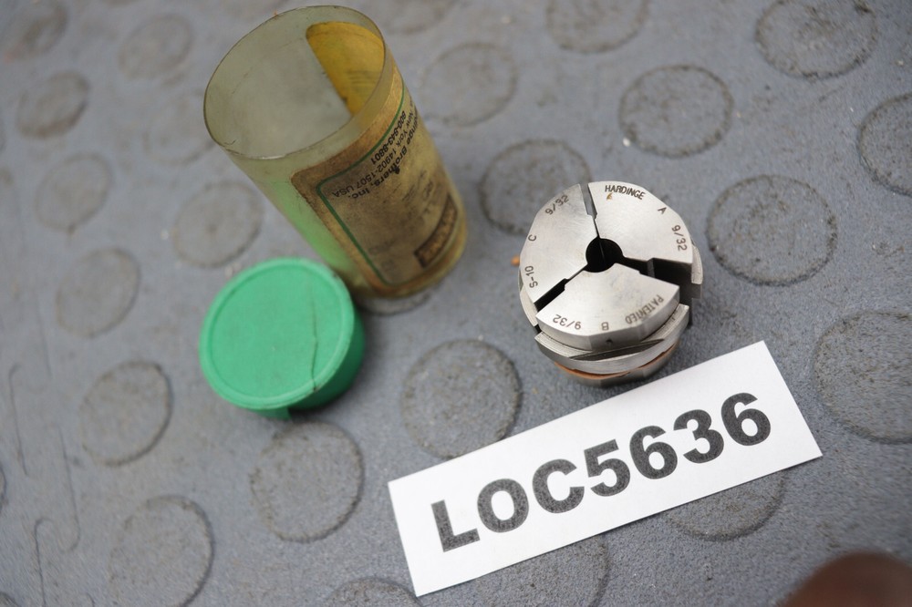 HARDINGE ( 9/32'' ) S-10 COLLET PADS SMOOTH  LOC5636
