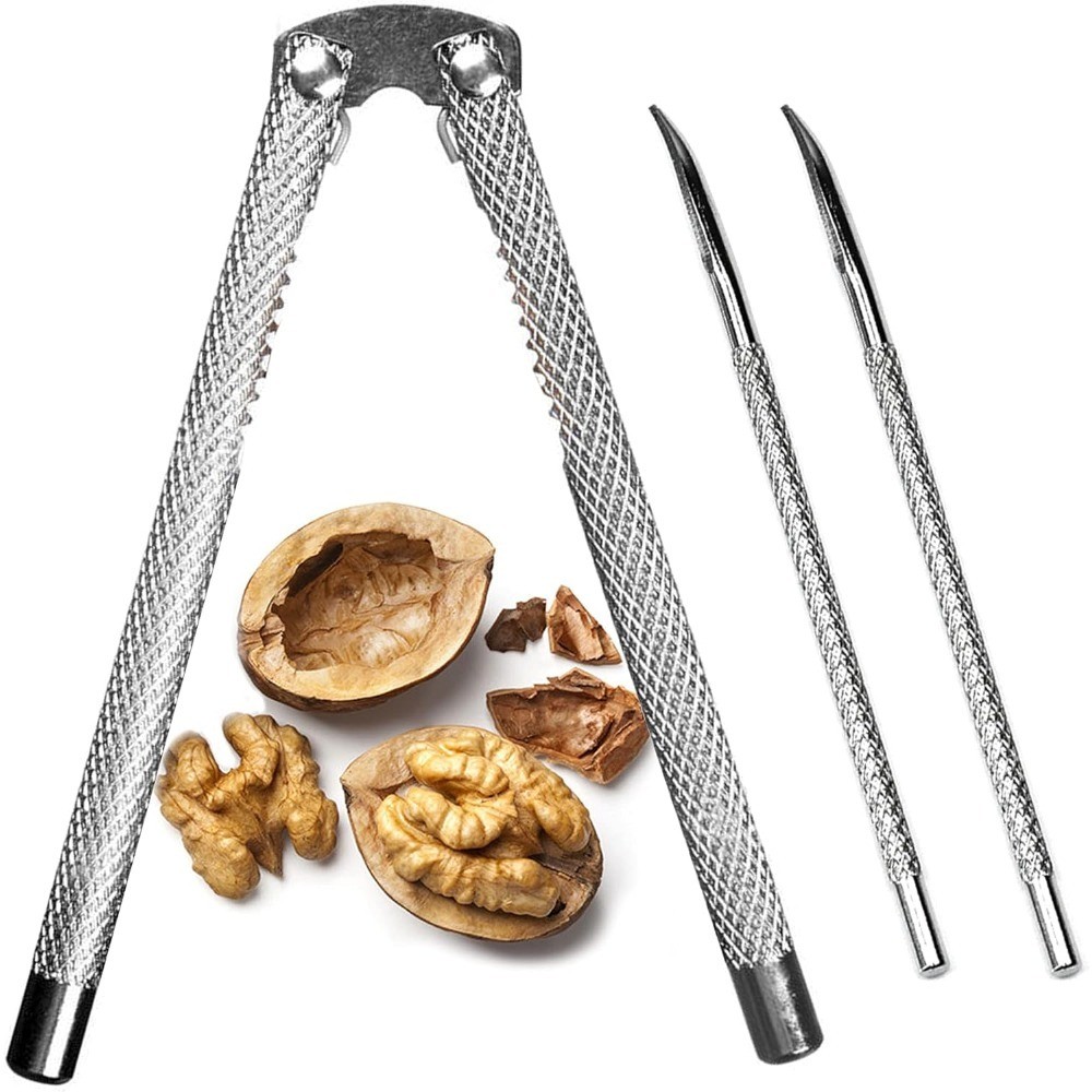 Stainless Steel Nutcracker Tool Heavy Duty Lobster Crab Claw Cracker Kitchen
