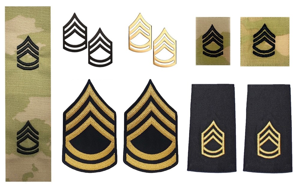 Sergeant First Class Male Rank Bundle-Veteran Owned Business