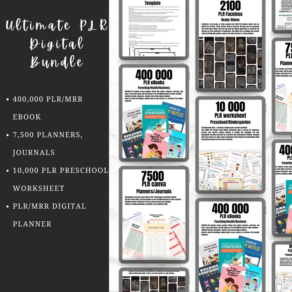 Ultimate PLR Digital Bundle