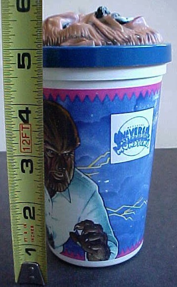 Universal Monsters Wolfman Cup Pizza Hut 1992
