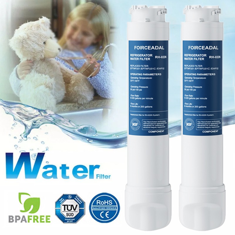 4Pack for Frigidaire EPTWFU01 EPTWFU01C EWF02 Refrigerator Water Filter Replace