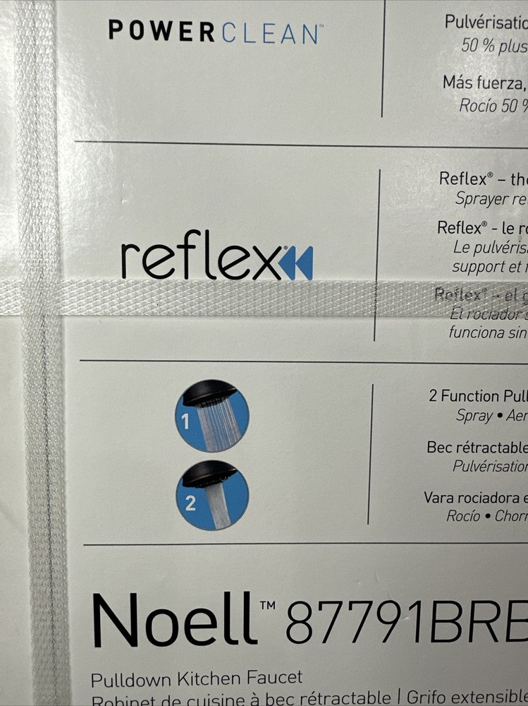 MOEN Noell Single-Handle Pull-Down Sprayer Kitchen Faucet; 87791BRB (UD8012455)