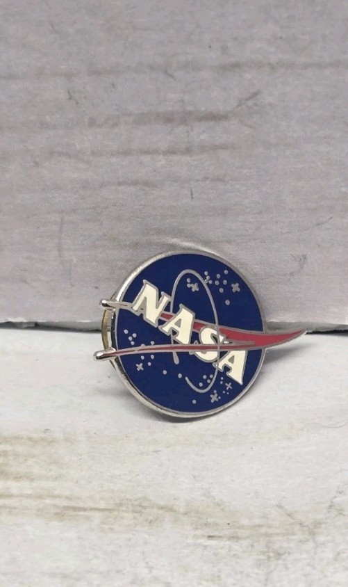 Nasa Vector Logo Pin Official Nasa Space Program, Enamel