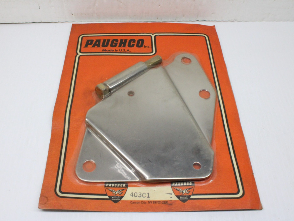 PAUGHCO Harley Kidney Tool Box Mounting Bracket Kit LEFT SIDE - Softails 1984-99