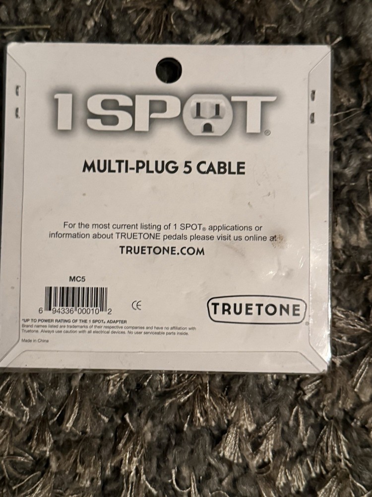 Truetone One 1-Spot MC5 Multi-Plug 5 Cable