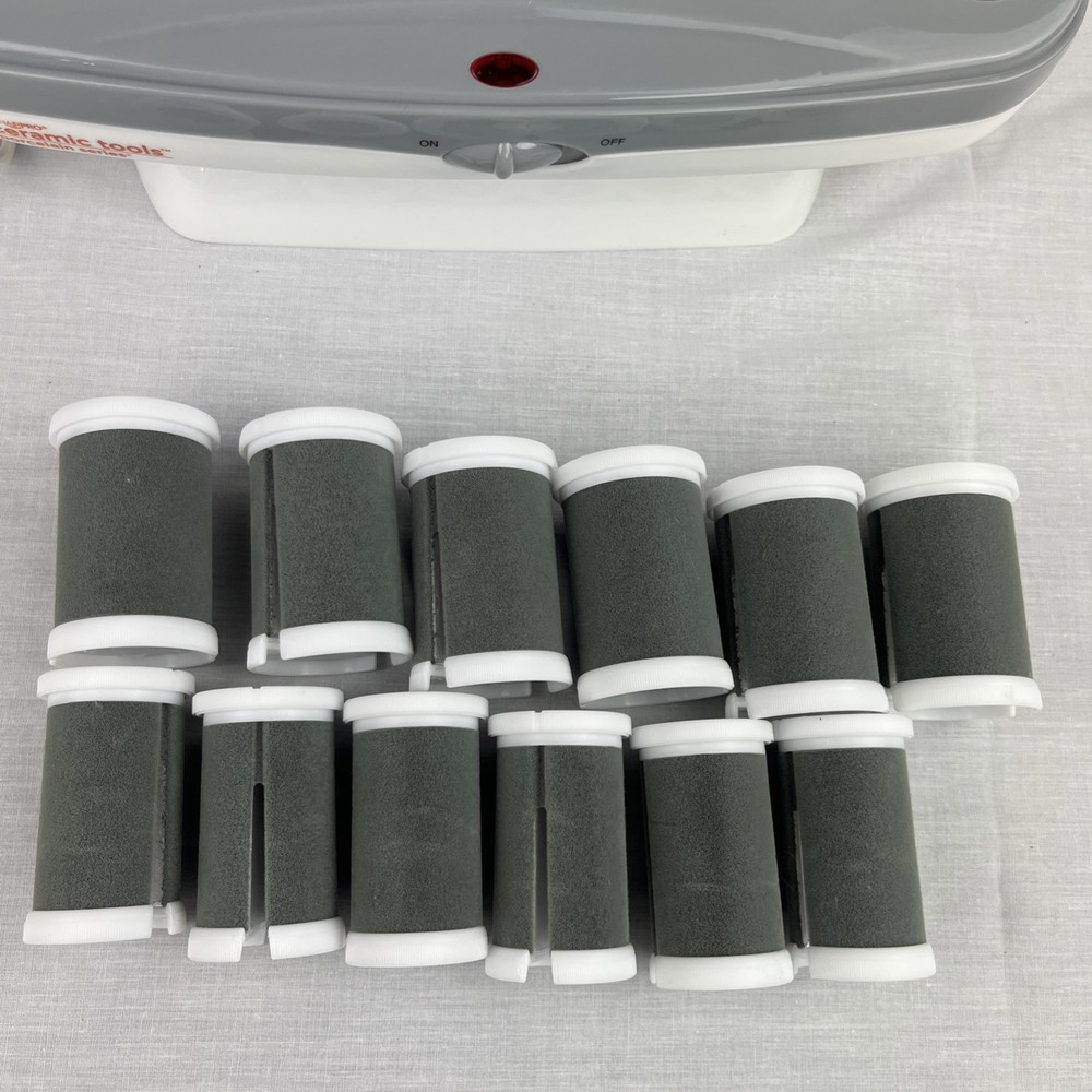 CONAIR PRO Ceramic Tools Porcelain Series Hairsetter 12 Rollers CPPCHV14