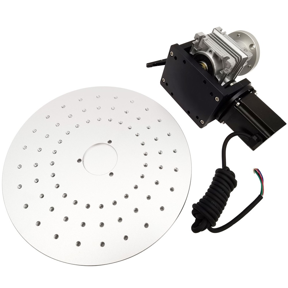 Electric 360° Laser Marking Machine Rotating Worktable Table Clear Engraving110V