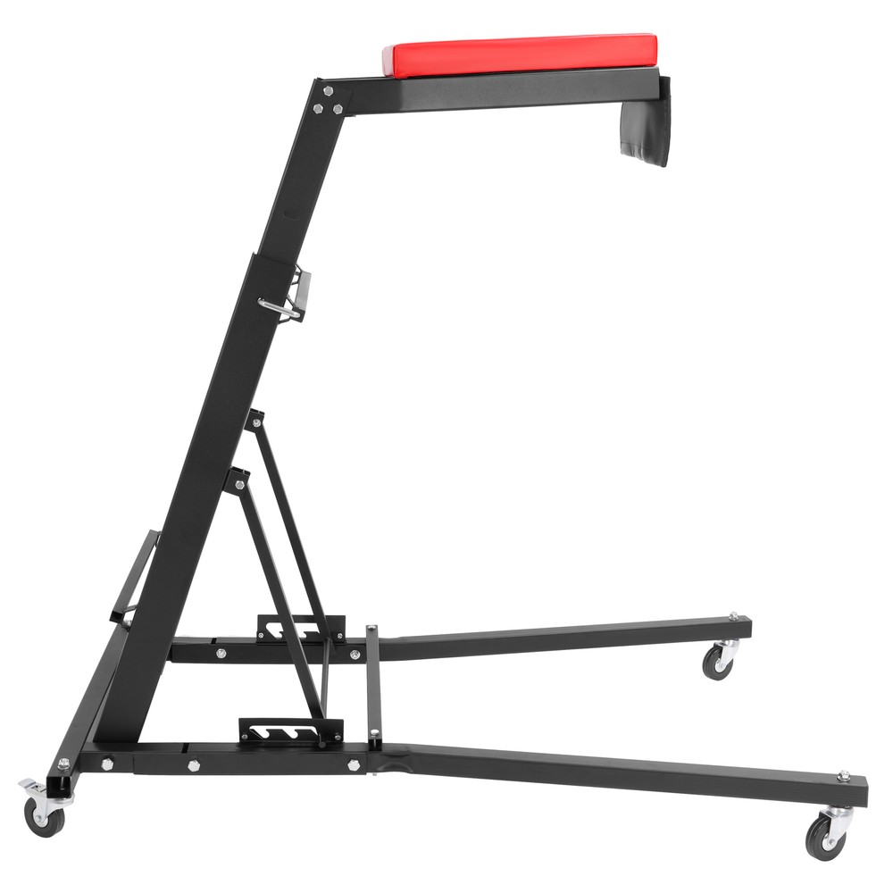 400Lbs Foldable Automotive Topside Creeper Adjustable Height Movable Ladder