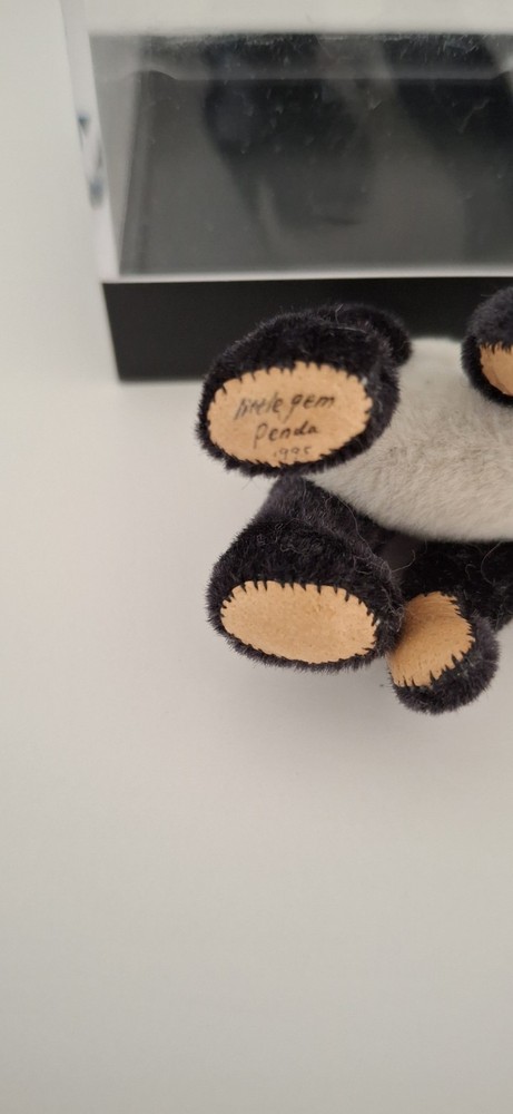 LITTLE GEM 3" PANDA TEDDY BEAR NIB