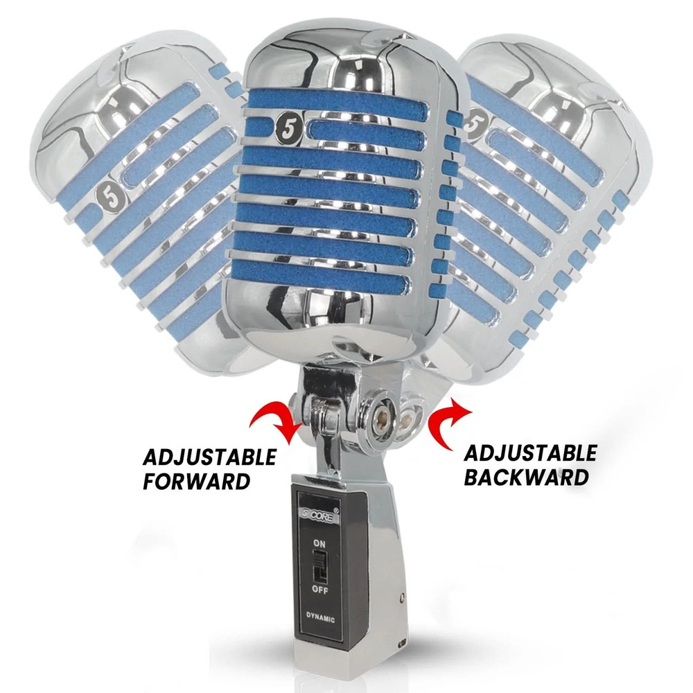 5Core Vintage Microphone Classic Dynamic Professional XLR Studio Retro Style Mic