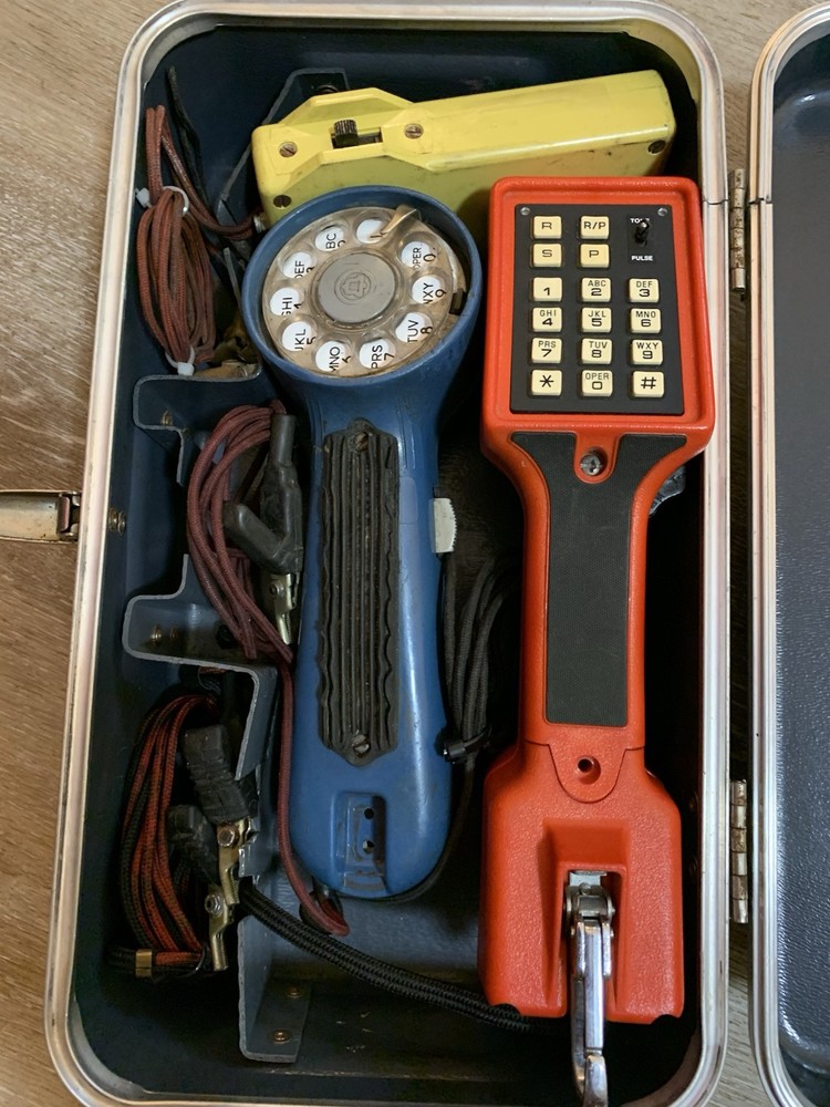 VTG. BELL SYSTEM~91 A TEST SET~ TS22~139-A~ROTARY DIAL~CASE~UNTESTED~