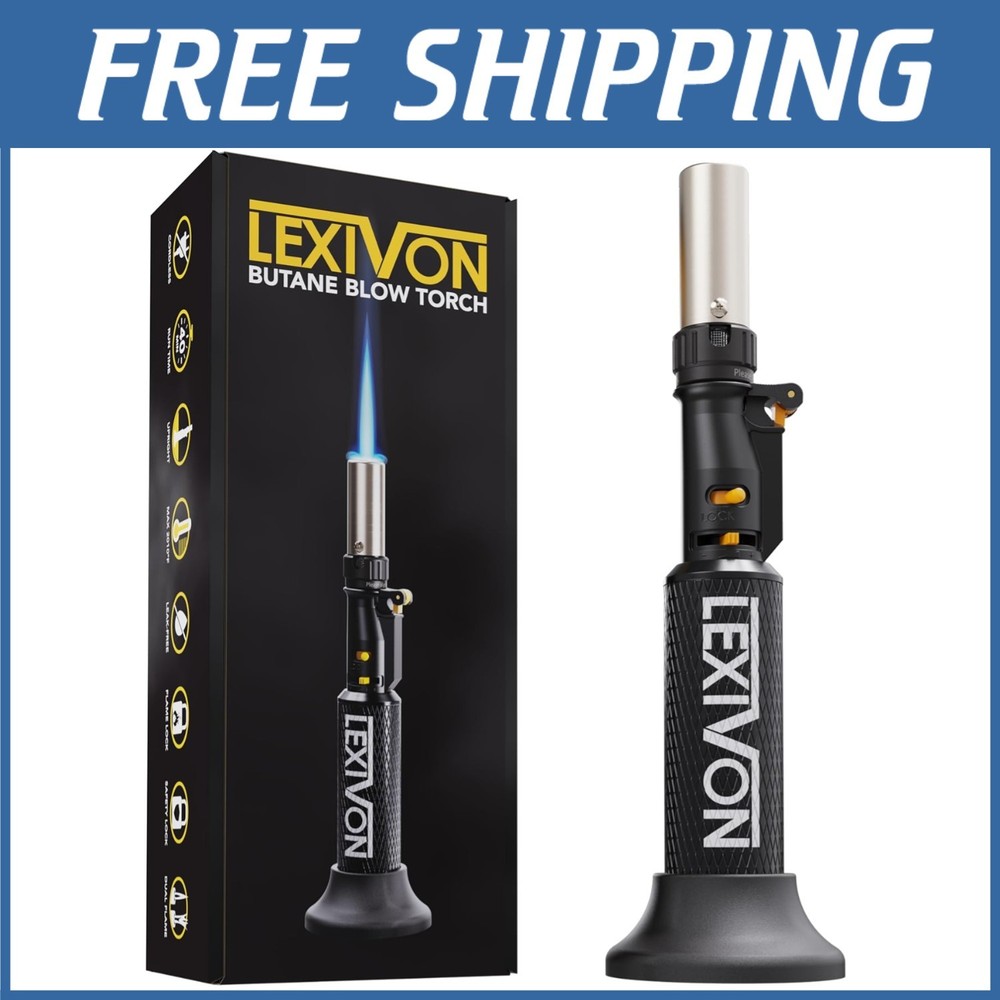 Adjustable Flame Butane Torch for Versatile Use