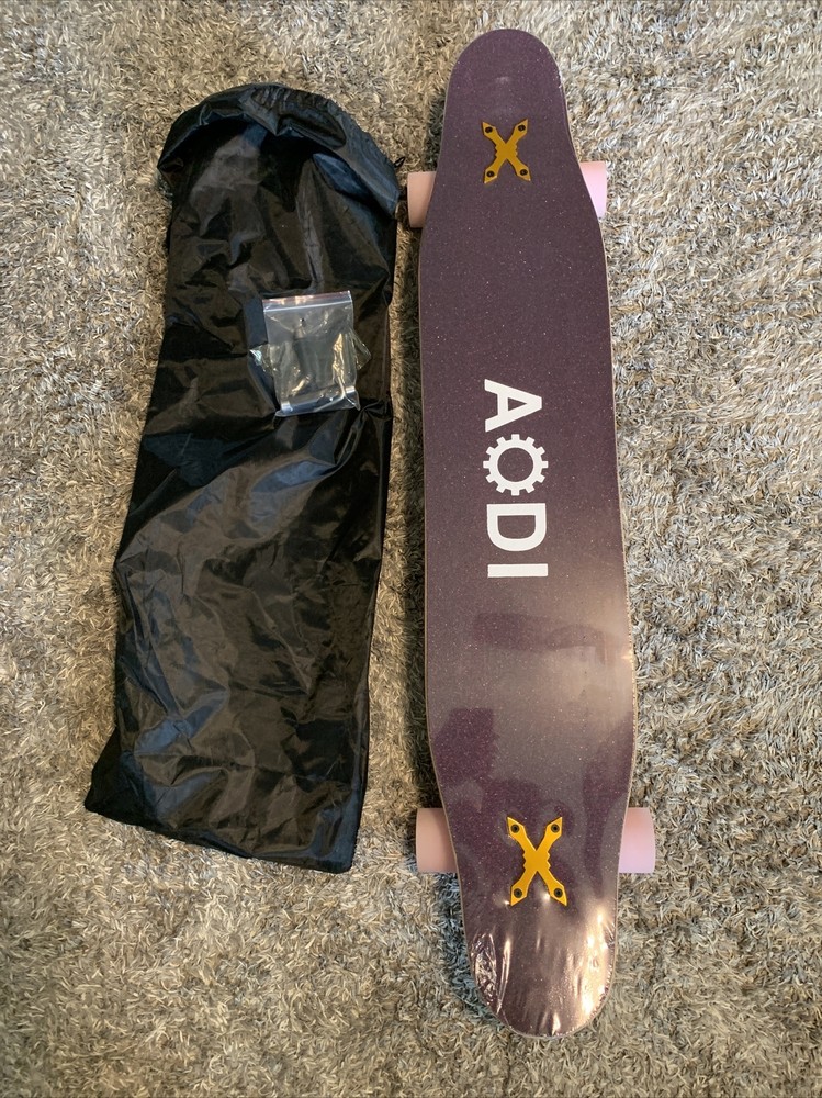 New 46Inch Freeride Longboard Skateboard Double Kick. With Led Wheels. ￼
