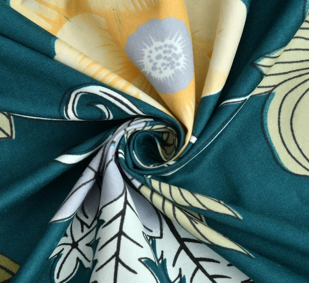 8 Pieces Cotton Printed Standard Diwan Set IB 52