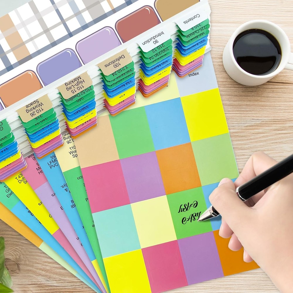 Upgraded 2023 National Electrical Code (NEC) Book Tabs, 140 Color-Coded &...