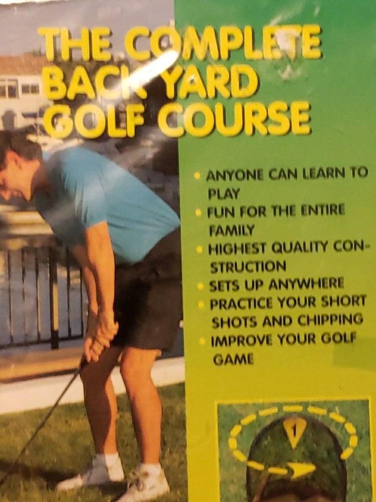 Golf Course Practice Set Complete Backyard Golf Putting Course Hidden Greens