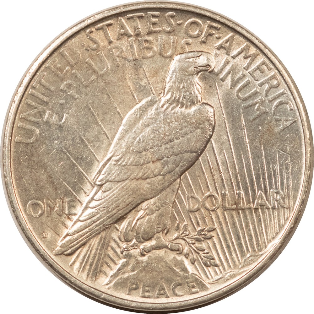 1934-D PEACE DOLLAR - FLASHY HIGH GRADE EXAMPLE!