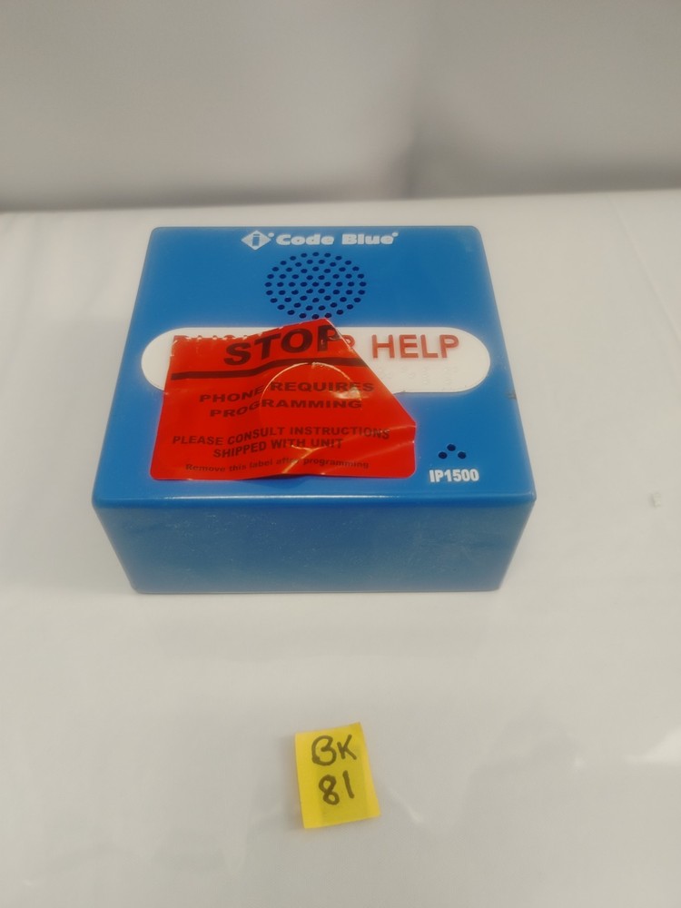 Code Blue IP 1500 PUSH FOR HELP