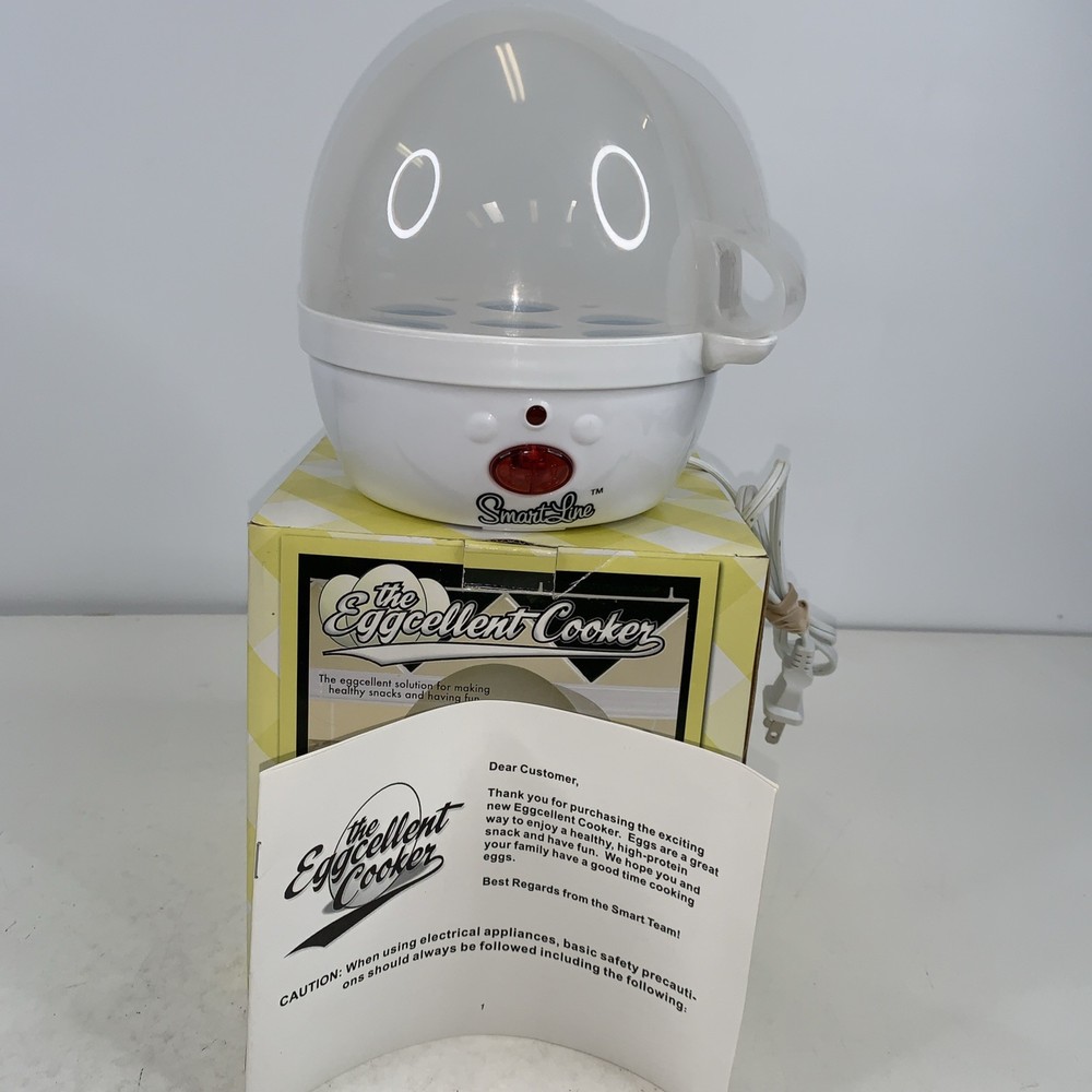 Eggcellent Cooker, Electric Egg Cooker for Hard, Medium Or Soft Boiled Eggs
