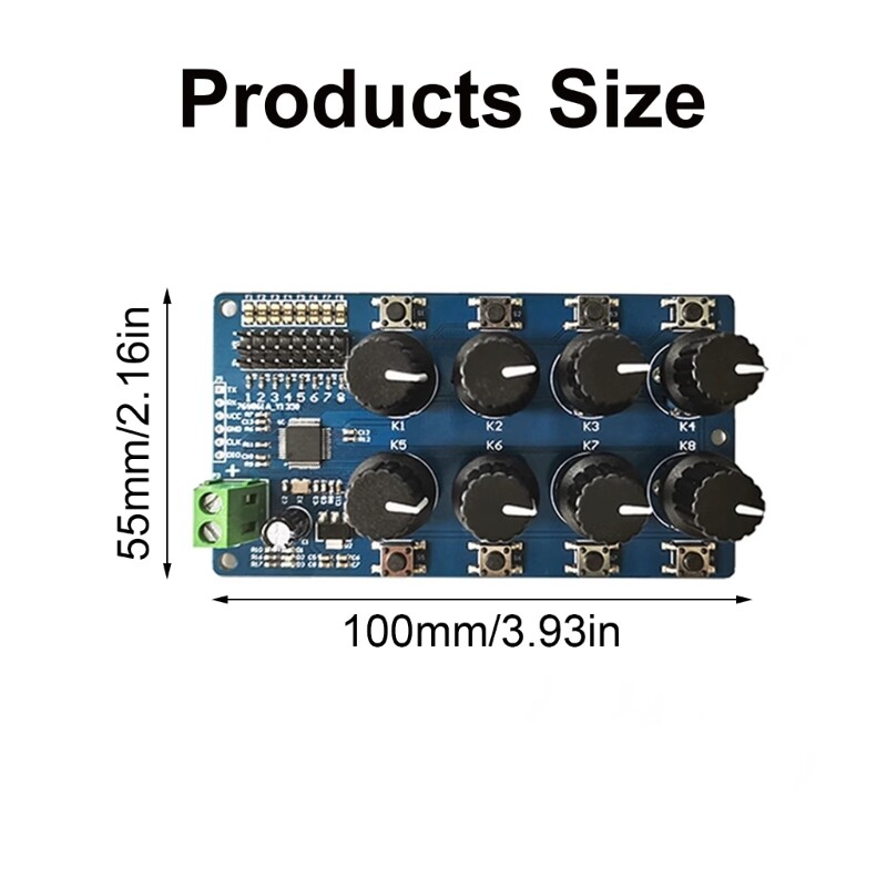 MultiFunction 8Way Servo Control Board for Robotics Engineering Projects