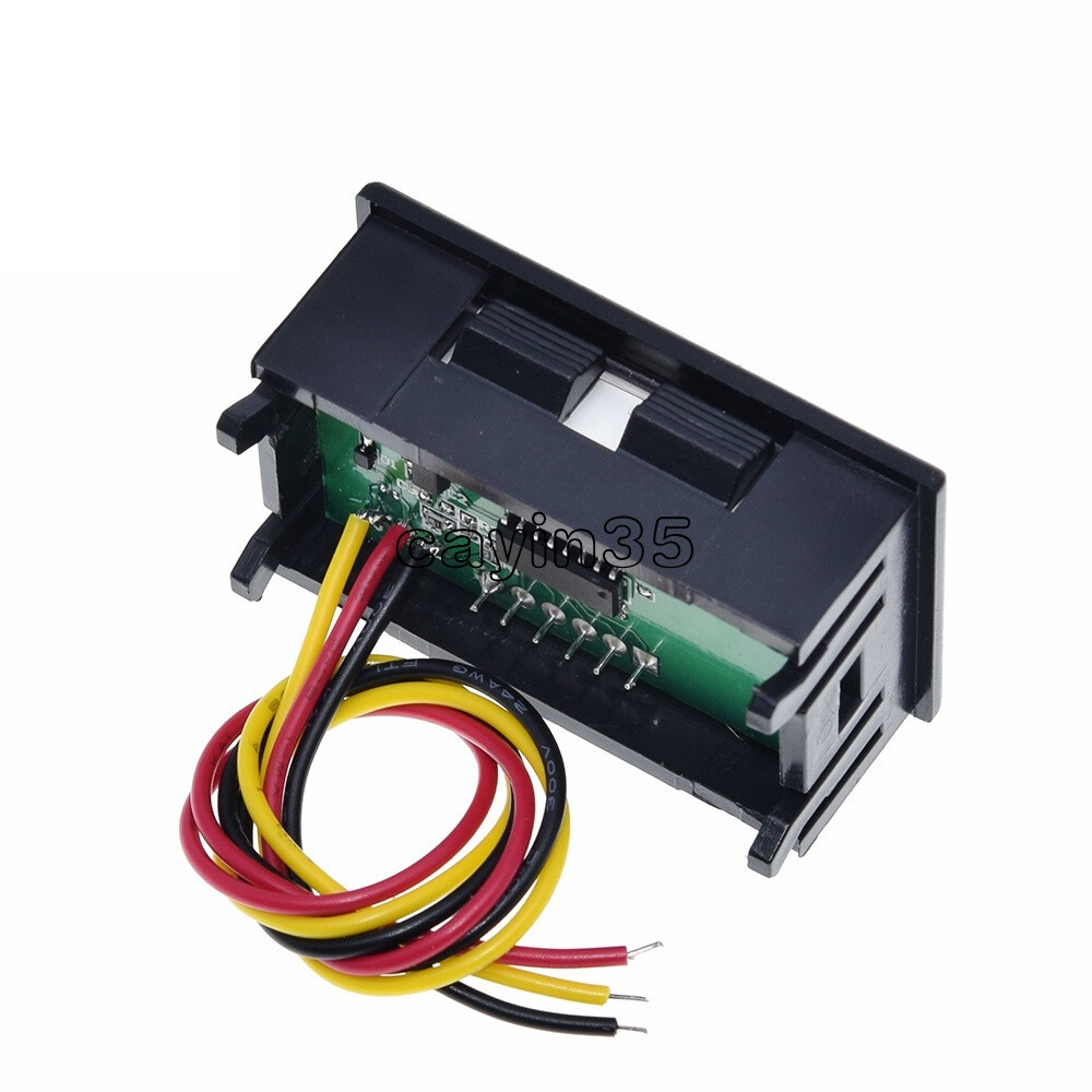 DC 0-100V Red Blue Green LED Digital Display Voltmeter LED Voltage Panel Meter