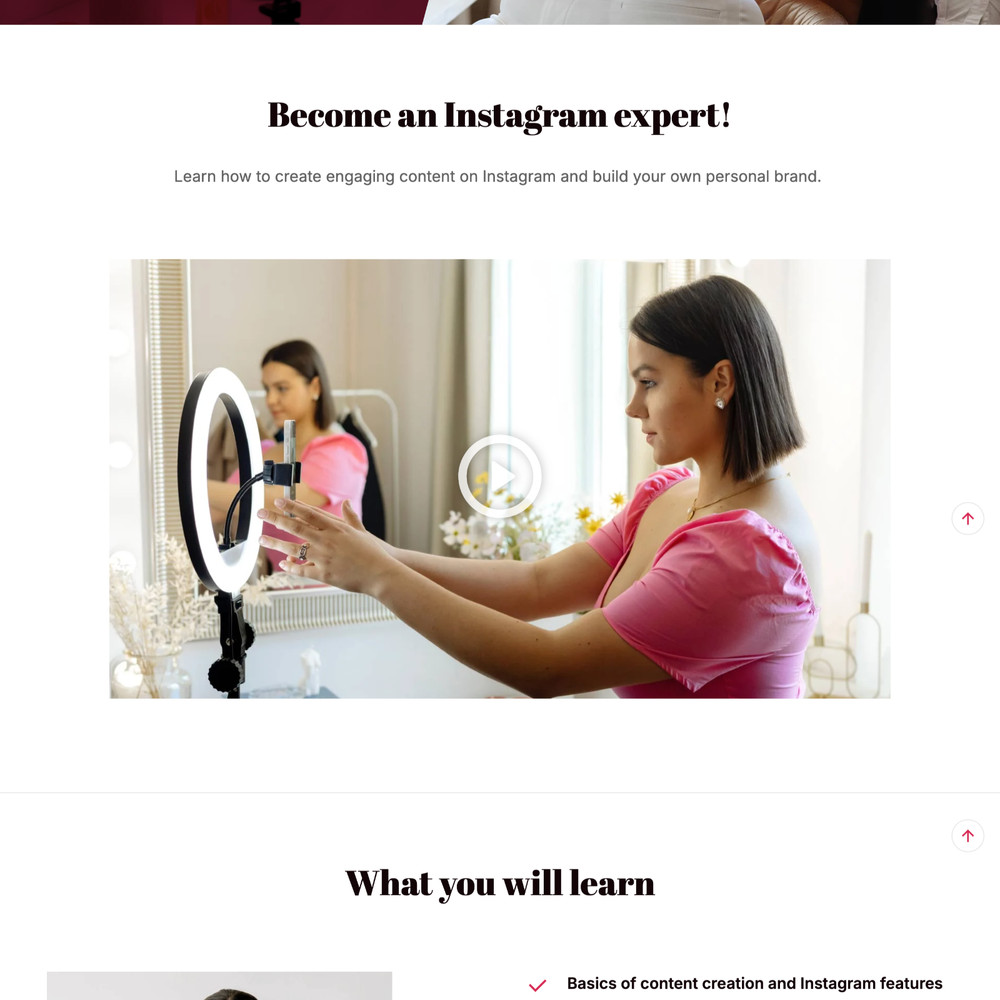 Coach Website Design with Free VPS Web Hosting and Installation