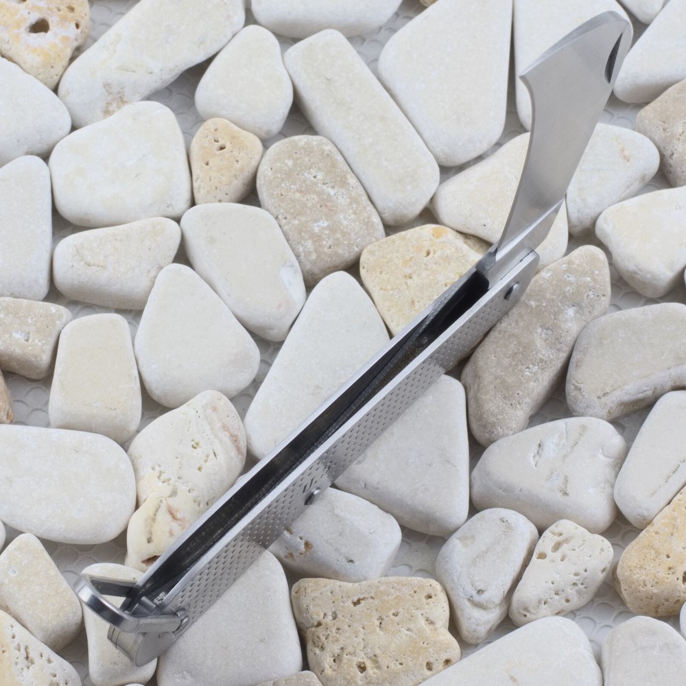 U.S. G.I. Stainless Hawkbill Folding Blade Pocket Knife Bail