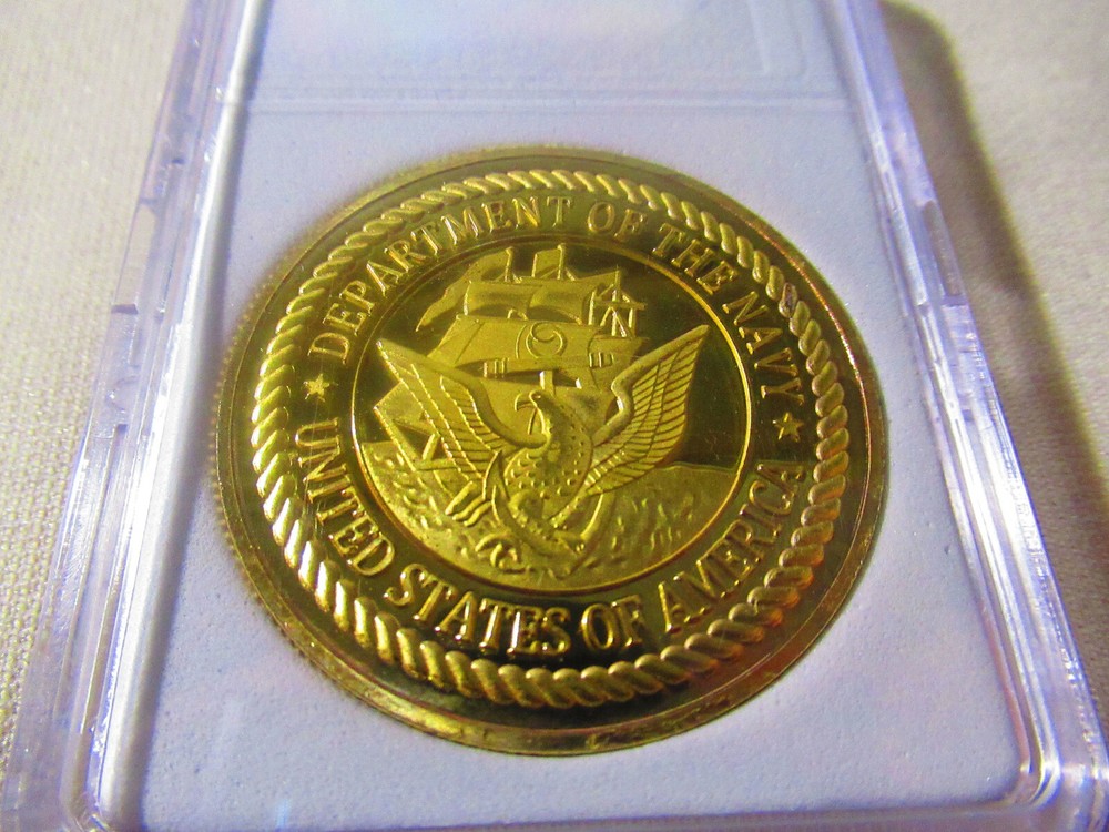 US NAVY - USS LONG BEACH CGN-9 Challenge Coin