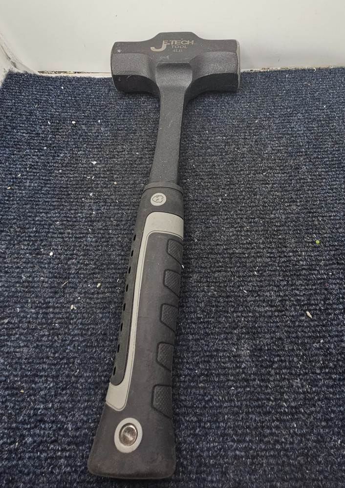 Jetech Tool 4lb Hammer Black/Gray Handle Unit Ergonomic Grip