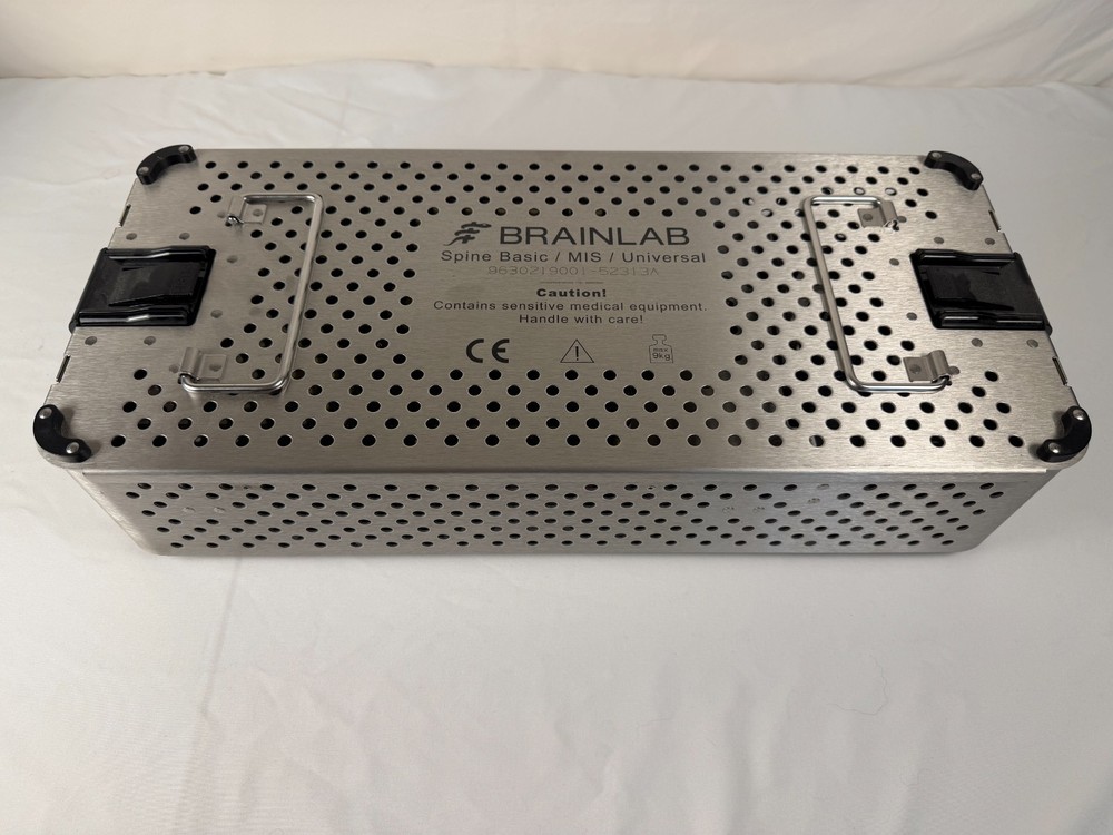 Brainlab Spine Navigated Surgical Instrument Sterilization Case w/ Lid