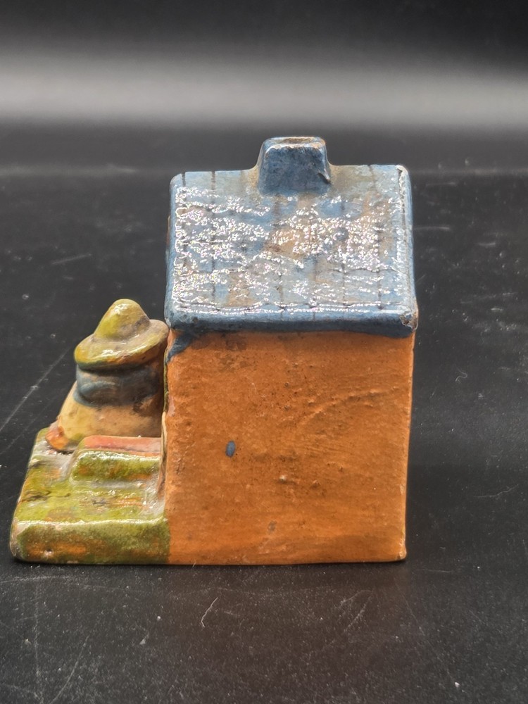 Vintage Incense Smoke House Ceramic Sleeping Man